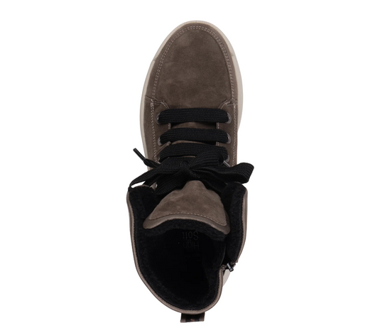 Ara Women's Albany Hydrophobic Lace-Up Zip Boot Grey Suede Ara Women's Albany Hydrophobic Lace-Up Zip Boot Grey Suede