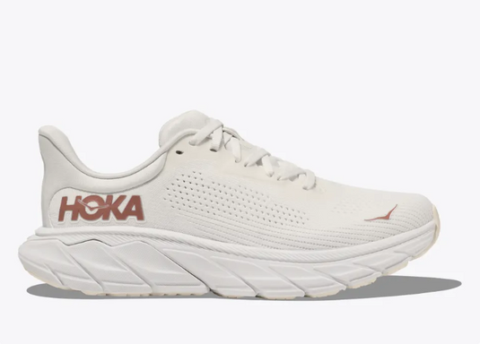 Hoka One One Womens Arahi 7 Blanc De Blanc / Rose Gold Hoka One One Womens Arahi 7 Blanc De Blanc / Rose Gold