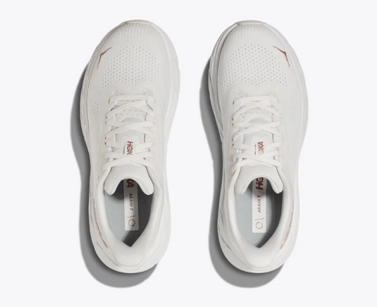 Hoka One One Womens Arahi 7 Blanc De Blanc / Rose Gold Hoka One One Womens Arahi 7 Blanc De Blanc / Rose Gold