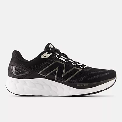 New Balance Women's Fresh Foam 680v8 Black/Light Gold Metallic/ Black Metallic New Balance Women's Fresh Foam 680v8 Black/Light Gold Metallic/ Black Metallic