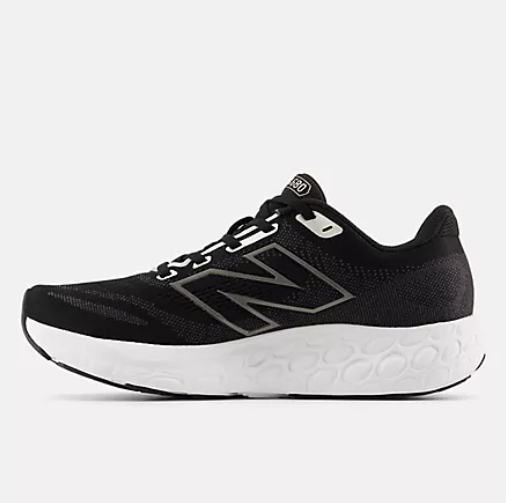 New Balance Women's Fresh Foam 680v8 Black/Light Gold Metallic/ Black Metallic New Balance Women's Fresh Foam 680v8 Black/Light Gold Metallic/ Black Metallic