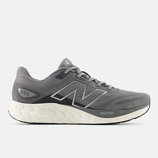 New Balance Men's 680v8 Harbor Grey with Magnet and Dark Silver Metallic New Balance Men's 680v8 Harbor Grey with Magnet and Dark Silver Metallic