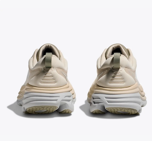 Hoka One One Mens Bondi 8 Sneakers Oat Milk Barley Hoka One One Mens Bondi 8 Sneakers Oat Milk Barley