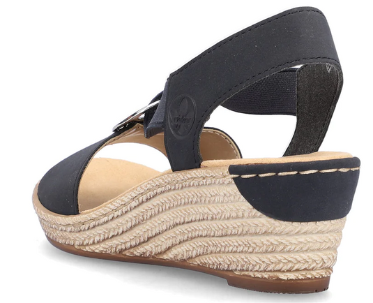 Rieker Women's Fanni H6 Sandals Pazifik Rieker Women's Fanni H6 Sandals Pazifik