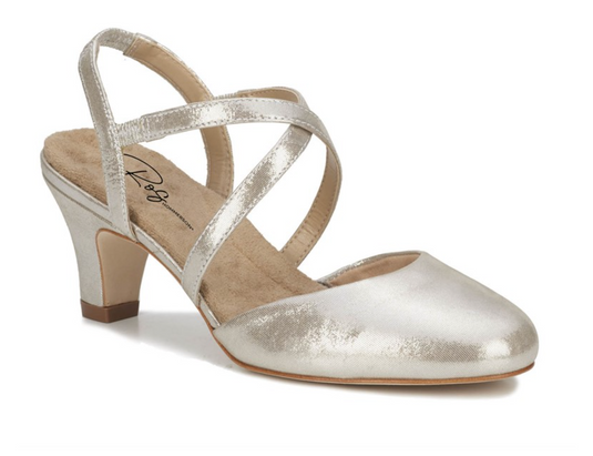 Ros Hommerson Women's Caliente Silver Glitter Leather Ros Hommerson Women's Caliente Silver Glitter Leather