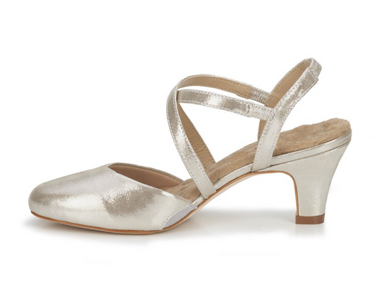 Ros Hommerson Women's Caliente Silver Glitter Leather Ros Hommerson Women's Caliente Silver Glitter Leather