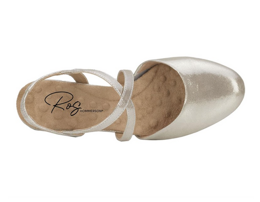 Ros Hommerson Women's Caliente Silver Glitter Leather Ros Hommerson Women's Caliente Silver Glitter Leather