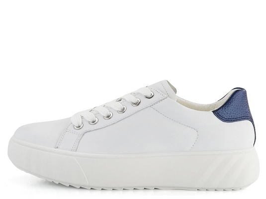 Ara Women's Wider Platform Shoes Monaco Weiss/Night Ara Women's Wider Platform Shoes Monaco Weiss/Night