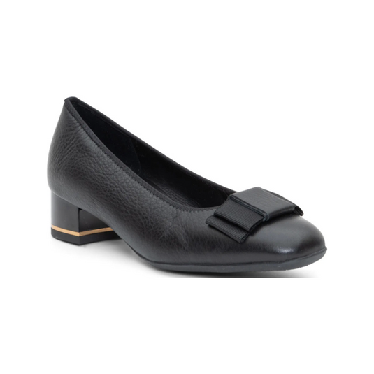 Ara Women's Garnet| Graz pump Black Leather Ara Women's Garnet| Graz pump Black Leather
