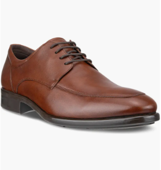 Ecco Men's CityTray Derby Cognac Ecco Men's CityTray Derby Cognac