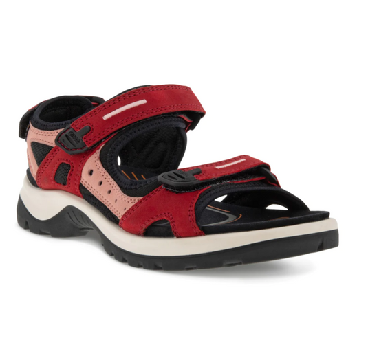 Ecco Women's Offroad Yucatan Sandals Chili Red/Damask Rose Ecco Women's Offroad Yucatan Sandals Chili Red/Damask Rose