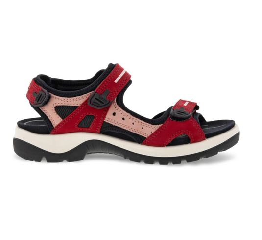 Ecco Women's Offroad Yucatan Sandals Chili Red/Damask Rose Ecco Women's Offroad Yucatan Sandals Chili Red/Damask Rose