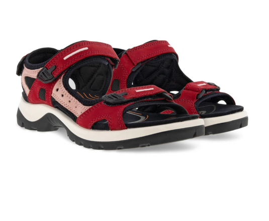 Ecco Women's Offroad Yucatan Sandals Chili Red/Damask Rose Ecco Women's Offroad Yucatan Sandals Chili Red/Damask Rose
