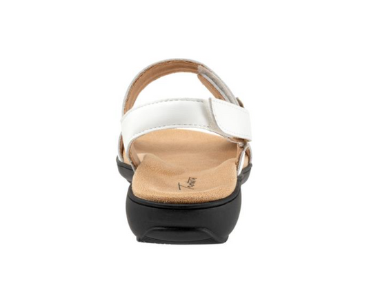 Trotters Women's Romi Stitch Sandals White Trotters Women's Romi Stitch Sandals White