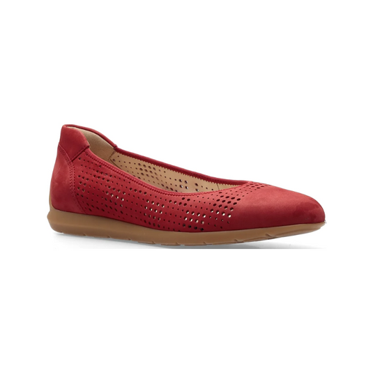 Ara Women's Ballet Pumps Sardinia Red Ara Women's Ballet Pumps Sardinia Red