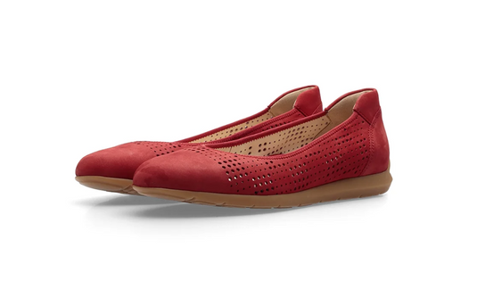 Ara Women's Ballet Pumps Sardinia Red Ara Women's Ballet Pumps Sardinia Red