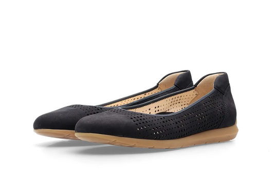 Ara Women's Ballet Pumps Sardinia Black Ara Women's Ballet Pumps Sardinia Black