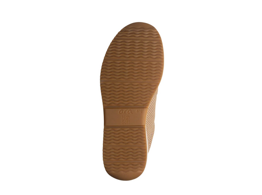 Ara Women's Opal Perforated Zip & Lace Sneaker Sand Nubuck Ara Women's Opal Perforated Zip & Lace Sneaker Sand Nubuck