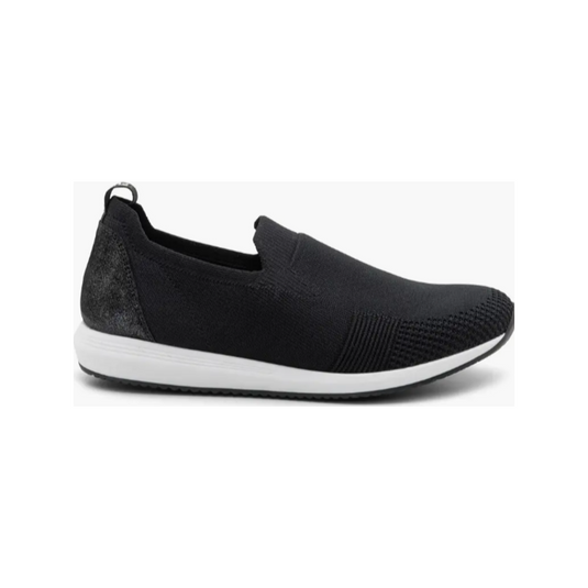 Ara Women's Leena II Slip-On Sneaker Black Ara Women's Leena II Slip-On Sneaker Black