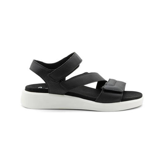 Ara Women's Marina Triple Adjustable Sandal Black Calf Leather Ara Women's Marina Triple Adjustable Sandal Black Calf Leather