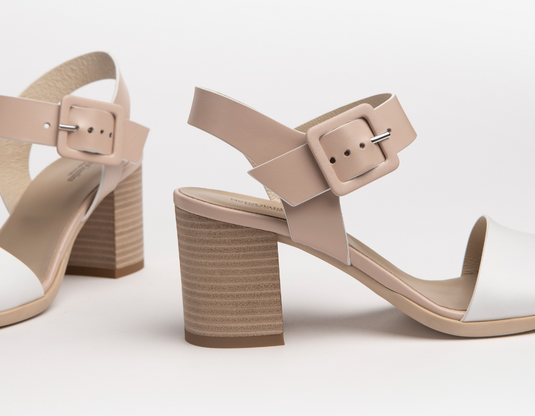 NeroGiardini Women's E318654D Block Heel Bianco NeroGiardini Women's E318654D Block Heel Bianco