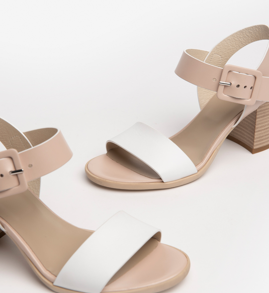 NeroGiardini Women's E318654D Block Heel Bianco NeroGiardini Women's E318654D Block Heel Bianco