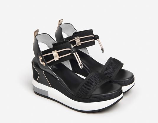 NeroGiardini Women's E307750D Wedge Nero