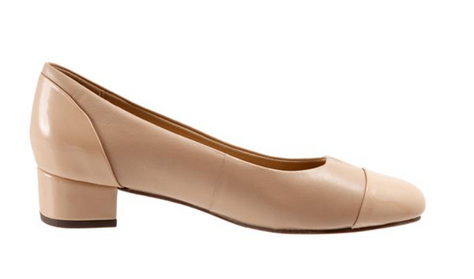 Trotters Women's Daisy Block Heel Nude Trotters Women's Daisy Block Heel Nude