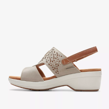 Clarks Women's Tuleah Sun Stone Leather Clarks Women's Tuleah Sun Stone Leather