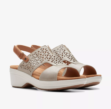 Clarks Women's Tuleah Sun Stone Leather Clarks Women's Tuleah Sun Stone Leather