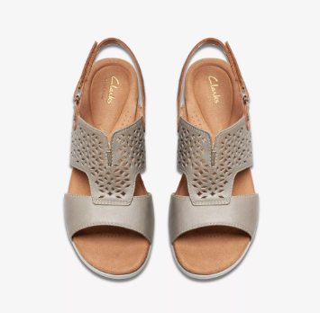 Clarks Women's Tuleah Sun Stone Leather Clarks Women's Tuleah Sun Stone Leather