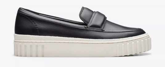 Clarks Women's Mayhill Cove Black Leather Clarks Women's Mayhill Cove Black Leather