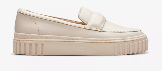 Clarks Women's Mayhill Cove Cream Leather Clarks Women's Mayhill Cove Cream Leather