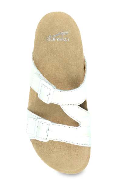 Dansko Women's Dayna Croco White Dansko Women's Dayna Croco White