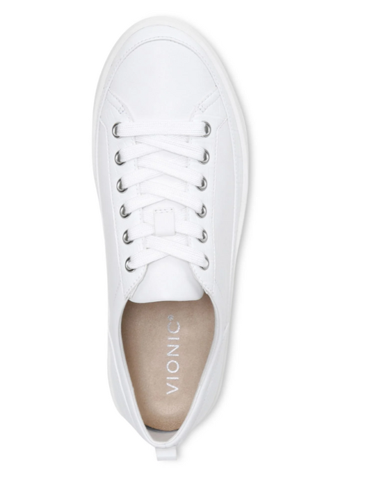 Vionic Women's Winny Sneaker White Leather Vionic Women's Winny Sneaker White Leather