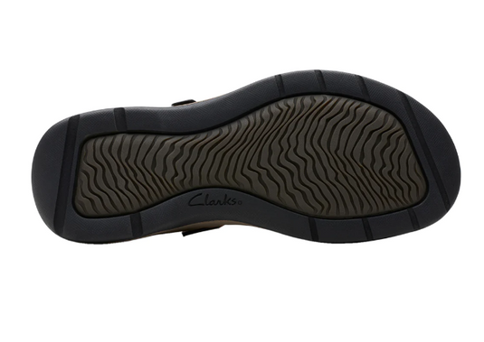 Clarks Men's Saltway Trail Sandal Dark Brown Leather Clarks Men's Saltway Trail Sandal Dark Brown Leather