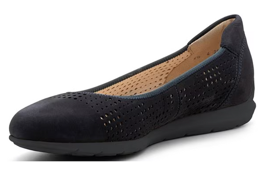 Ara Women's Ballet Pumps Sardinia All Black Ara Women's Ballet Pumps Sardinia All Black