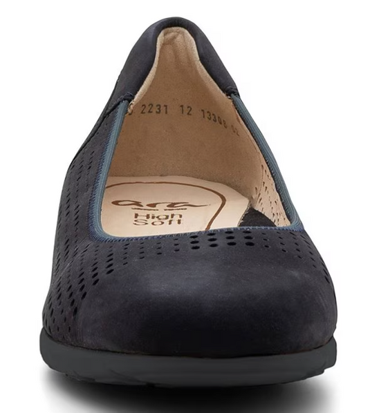 Ara Women's Ballet Pumps Sardinia All Black Ara Women's Ballet Pumps Sardinia All Black