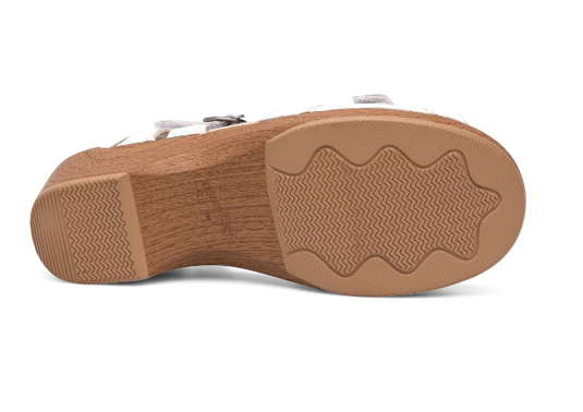 Dansko Women's Season Sandals White Full Grain Sandal Dansko Women's Season Sandals White Full Grain Sandal