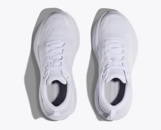 Hoka One One Women's Bondi 8 Sneaker White/White Hoka One One Women's Bondi 8 Sneaker White/White