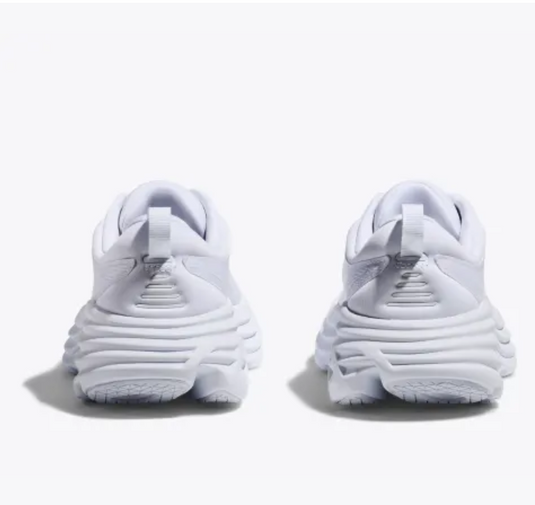 Hoka One One Women's Bondi 8 Sneaker White/White Hoka One One Women's Bondi 8 Sneaker White/White