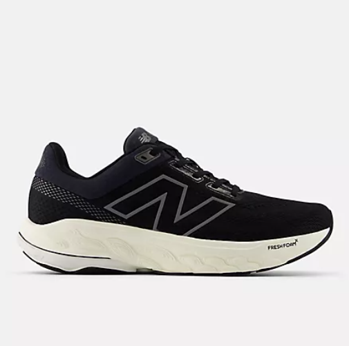 New Balance Men's Fresh Foam X 860v14 Black with Phantom and Sea Salt New Balance Men's Fresh Foam X 860v14 Black with Phantom and Sea Salt