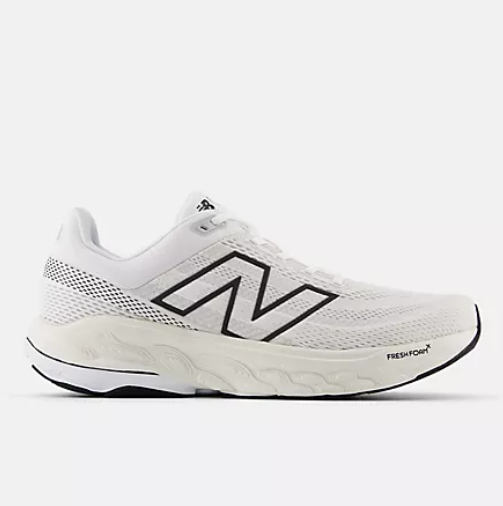 New Balance Women's Fresh Foam X 860v14 White with Sea Salt and Black New Balance Women's Fresh Foam X 860v14 White with Sea Salt and Black