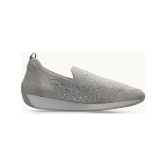 Ara Women's Lissabon Slip-on Shoe Grey Ara Women's Lissabon Slip-on Shoe Grey