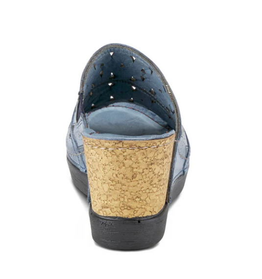 Spring Step Women's Fusawedge Sandal Blue Spring Step Women's Fusawedge Sandal Blue