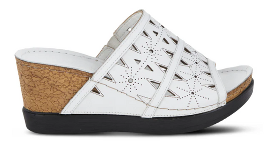 Spring Step Women's Fusawedge Sandal White Spring Step Women's Fusawedge Sandal White