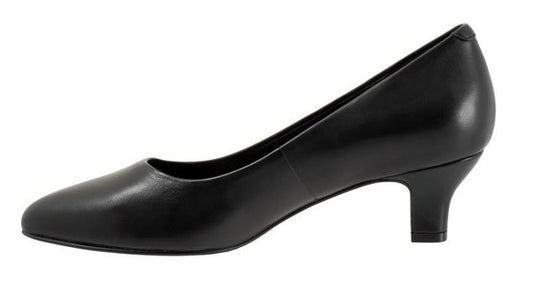 Trotters Women's Kate Pump Black Leather