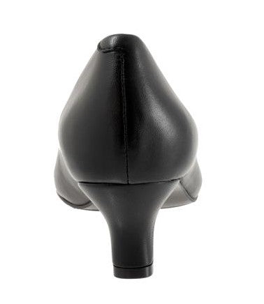 Trotters Women's Kate Pump Black Leather Trotters Women's Kate Pump Black Leather