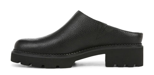 Vionic Women's Fairfax Clog Mule Black Leather Vionic Women's Fairfax Clog Mule Black Leather