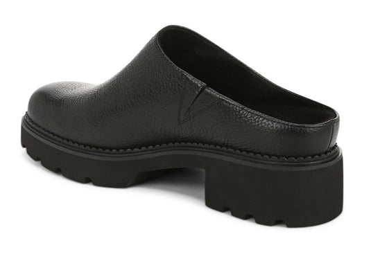 Vionic Women's Fairfax Clog Mule Black Leather Vionic Women's Fairfax Clog Mule Black Leather